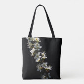 Meidoorn Bloemen stengel Tote Bag (Achterkant)
