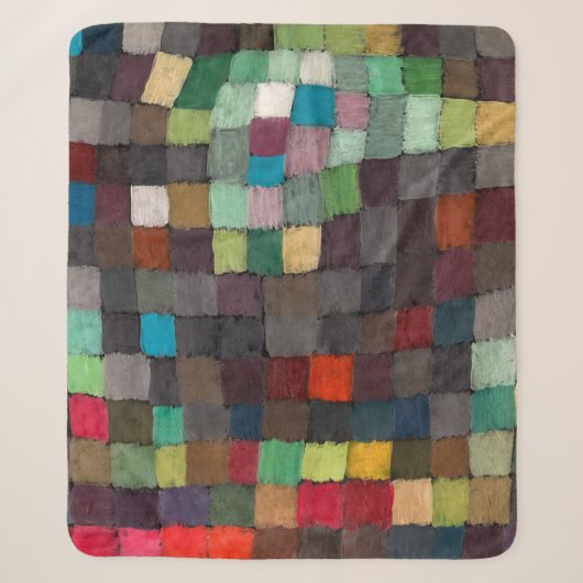 Meienschilderij | Paul Klee | Sherpa Deken (Voorkant)