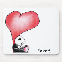 Meieren: Een schattige panda - hart, sorry