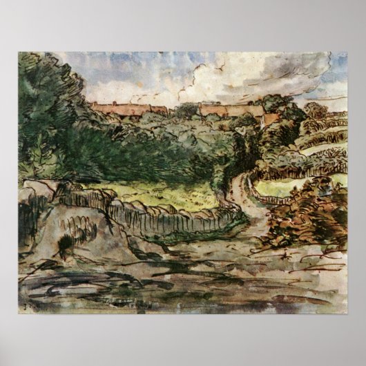 Meierhof neef van Jean-Francois Millet Poster (Voorkant)