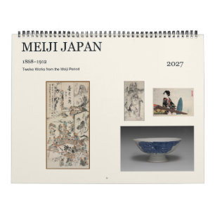 Meiji Japan 1868–1912 Twaalf Kunstwerken 2027 Kalender