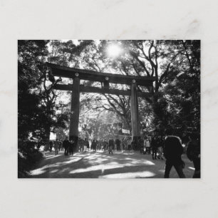 Meiji-schrijn, Tokio, Japan Briefkaart