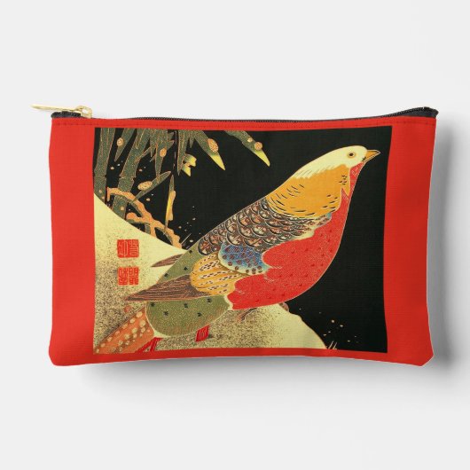 Meiji vogelprint etui (Voorkant)