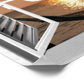 Mein Fensterblick Hochformat Poster (Hoek)