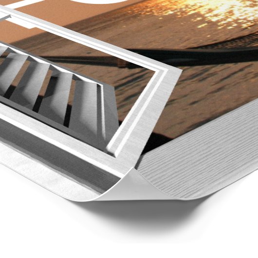 Mein Fensterblick Hochformat Poster (Hoek)