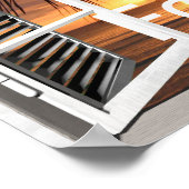 Mein Fensterblick Querformat Poster (Hoek)