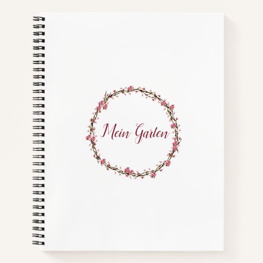 Mein Garten Spiralnotizblock Notitieboek (Voorkant)