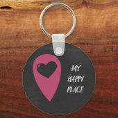Mein glücklicher Platz Sleutelhanger (Voorkant)