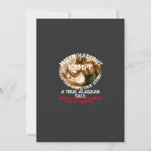 Mein Halibut Kampf een echt Alaska verhaal Kaart