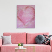 Mein Herz Canvas Afdruk (Insitu (Woonkamer))