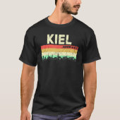 Mein Kiel Skyline Germany Home City Souvenir T-shirt (Voorkant)