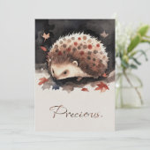 Mein kleiner Igel-Freund „Zwergerl“ Grußkarte Feestdagenkaart (Staand voorkant)