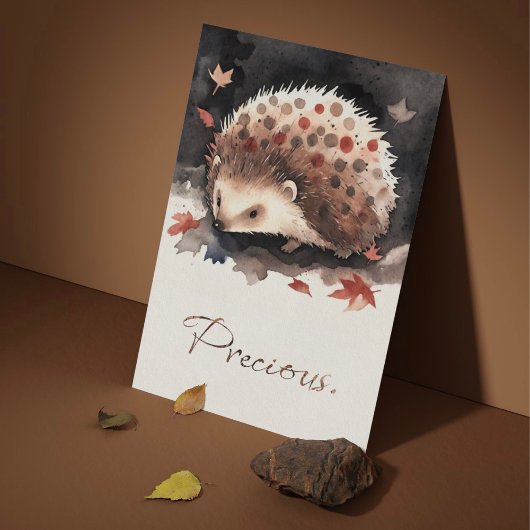 Mein kleiner Igel-Freund „Zwergerl“ Postkarte  Briefkaart