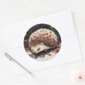 Mein kleiner Igel-Freund „Zwergerl“ Ronde Sticker (Envelop)