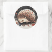 Mein kleiner Igel-Freund „Zwergerl“ Ronde Sticker (Tas)