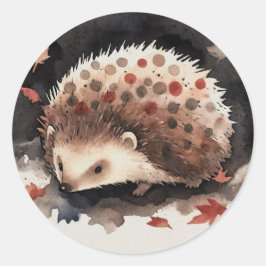 Mein kleiner Igel-Freund „Zwergerl“ Ronde Sticker