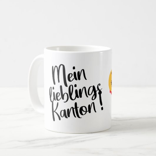 Mein Lieblings Kanton Bern Koffiemok (Voorkant links)