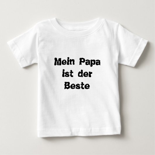 Mein Papa ist der Beste T-shirt (Voorkant)