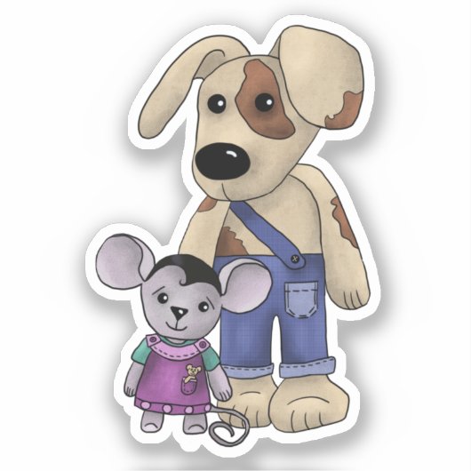 mein Püppchen Sticker (Voorkant)