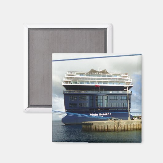 Mein Schiff 1 Magneet (Voorkant / Achterkant)