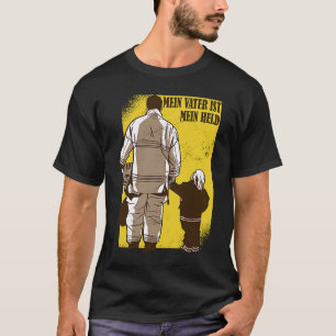 Mein Vater ist mein Held Brandweerman Papa Brandwe T-shirt
