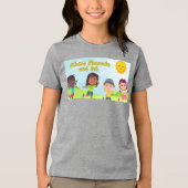 Meine Freunde und ich Tri-Blend Shirt (Voorkant)