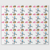 Meisdrapeerpapier voor voetballen cadeaupapier (Vlak)