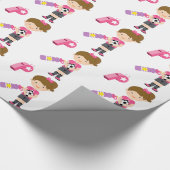 Meisdrapeerpapier voor voetballen cadeaupapier (Hoek)