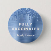 Meisgevaccineerde blauwe Button (Voorkant)