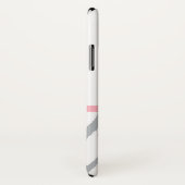 Meisgrijze tijgerstrepen — Dierafdrukken met naam Case-Mate iPhone Case (Achterkant / rechts)