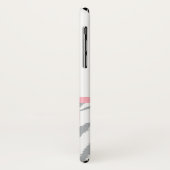 Meisgrijze tijgerstrepen — Dierafdrukken met naam Case-Mate iPhone Case (Achterkant/links)