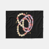 Meisje 100 dagen school Grappige vriendschap BR Fleece Deken (Voorkant (Horizontaal))