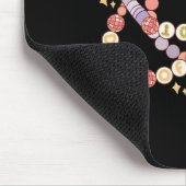 Meisje 100 dagen school Grappige vriendschap BR Muismat (Hoek)