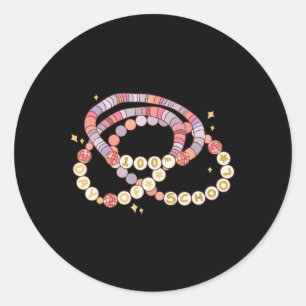 Meisje 100 dagen school Grappige vriendschap BR Ronde Sticker