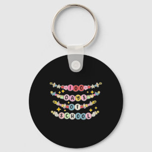 Meisje 100 dagen schoolarmband sleutelhanger