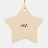 Meisje 10e verjaardag, 10 op de zoete roze Cake Keramisch Ornament (Achterkant)