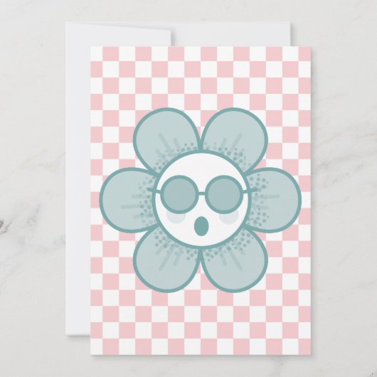 Meisje 10e verjaardag Uitnodiging (Achterkant)