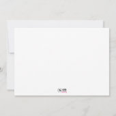 Meisje 16e verjaardag Alaska licentie uitnodiging (Achterkant)