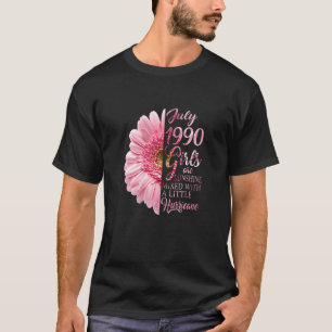 Meisje 1990 32 jaar oud 32e verjaardag t-shirt