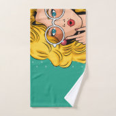 Meisje #1 bad handdoek (Handdoek)