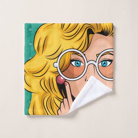 Meisje #1 bad handdoek (Wasdoekje)