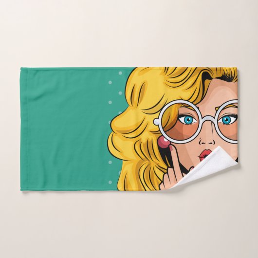 Meisje #1 bad handdoek (Handdoek)