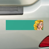 Meisje #1 bumpersticker (Op auto)