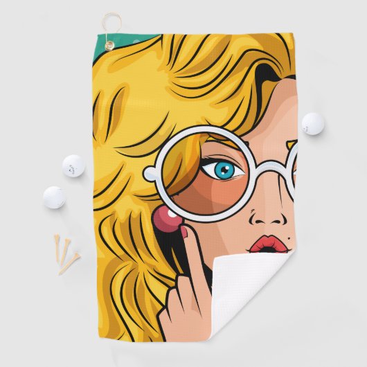 Meisje #1 golfhanddoek (Insitu)