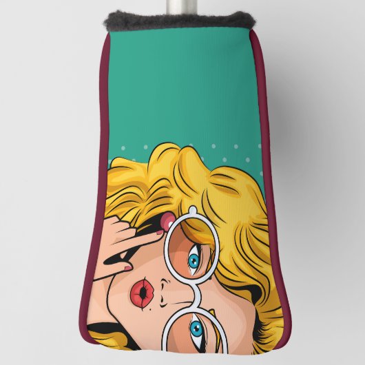 Meisje #1 golfheadcover (Draai 90)