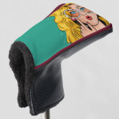 Meisje #1 golfheadcover (3/4 voorkant)