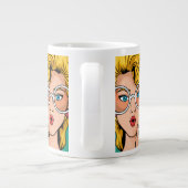 Meisje #1 grote koffiekop (Achterkant)