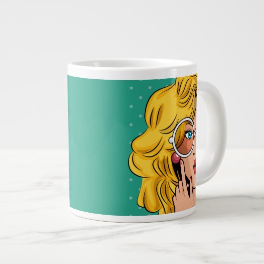 Meisje #1 grote koffiekop (Voorkant rechts)