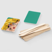 Meisje #1 handwaaier (Niet-gemonteerd)