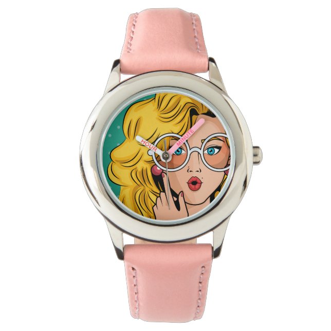 Meisje #1 horloge (Voorkant)